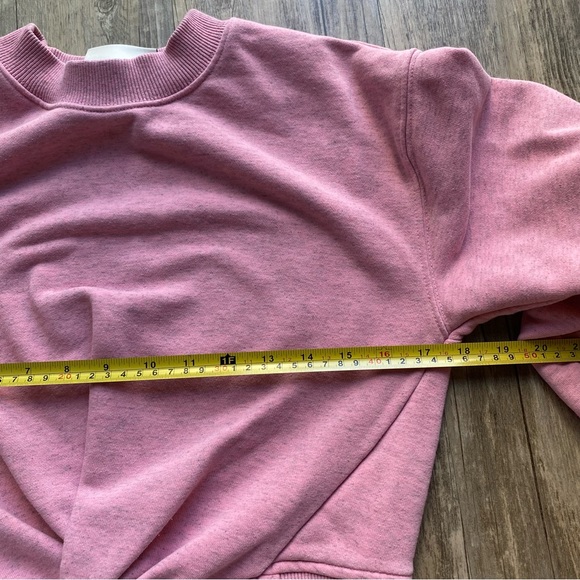 Light Pink Scotch and Soda Maison Scotch Terry Cloth Crewneck Sweatshirt - Picture 3 of 8
